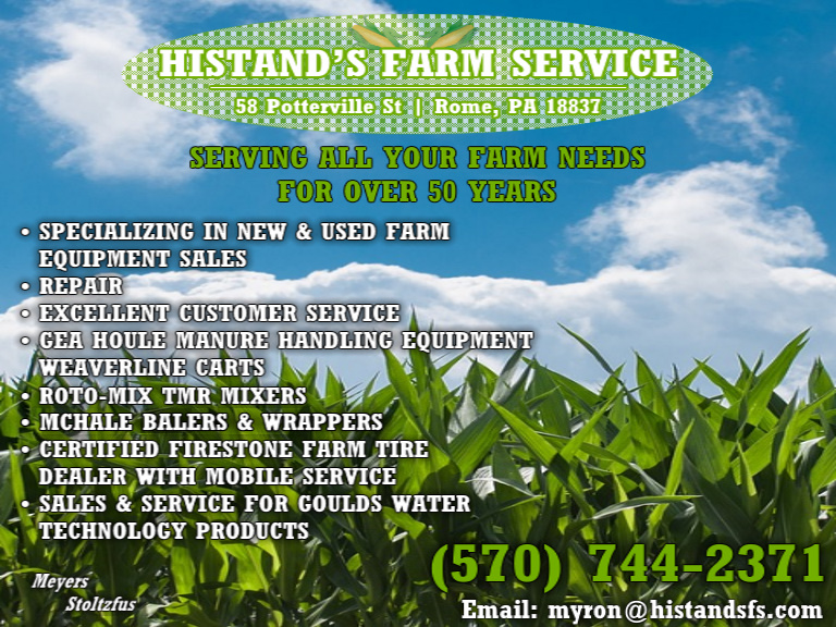 HISTANDS FARM SERVICE, BRADFORD COUNTY, PA