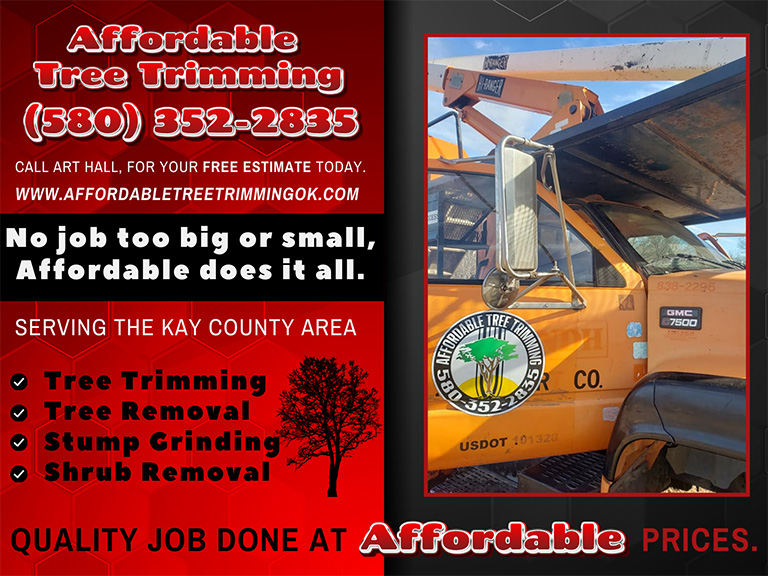 AFFORDABLE TREE TRIMMING, KAY COUNTY, OK