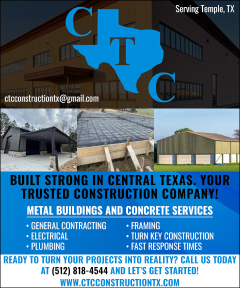 CTC CONSTRUCTION, BELL COUNTY, TX
