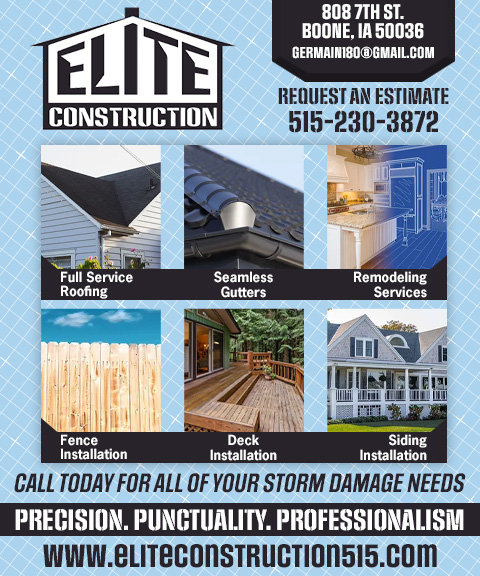 ELITE CONSTRUCTION, STATE WIDE, IA