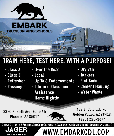 embarktruckdrivingschool EMBARK TRUCK DRIVING SCHOOL, MOHAVE COUNTY, AZ