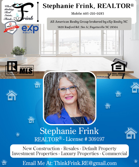 STEPANIE FRINK ALL AMERICAN REALTY, CUMBERLAND county, nc