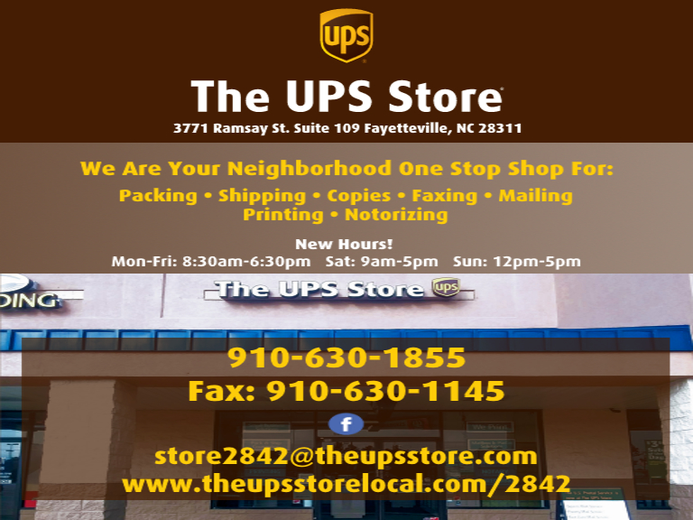 THE UPS STORE, CUMBERLAND COUNTY, NC