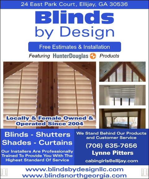 BLINDS BY DESIGN, PICKENS COUNTY, GA