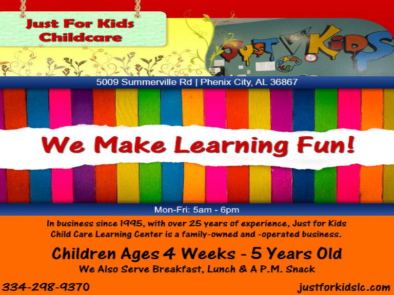 JUST FOR KIDS DAYCARE, MACON county, al