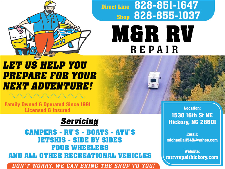 M & R RV REPAIR, IREDELL county, nc