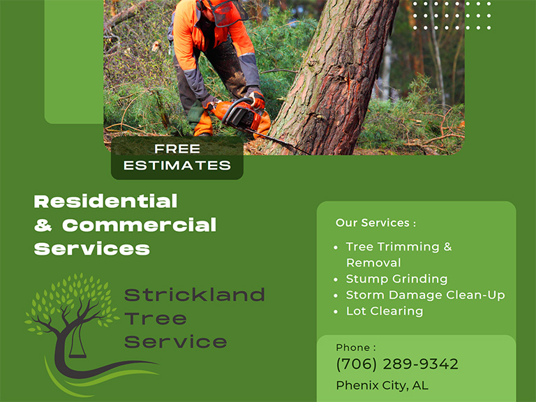 STRICKLAND TREE SERVICE, LEE county, al