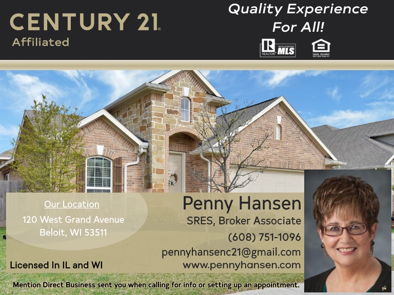 PENNY HANSEN CENTURY 21 AFFILIATED, ROCK COUNTY, WI