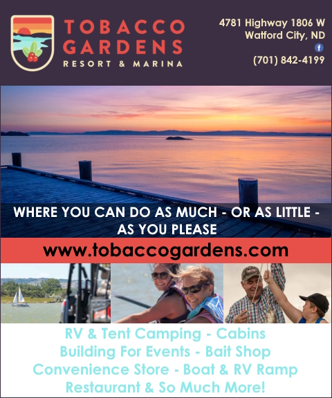 TOBACCO GARDENS RESORT & MARINA, MCKENZIE COUNTY, ND