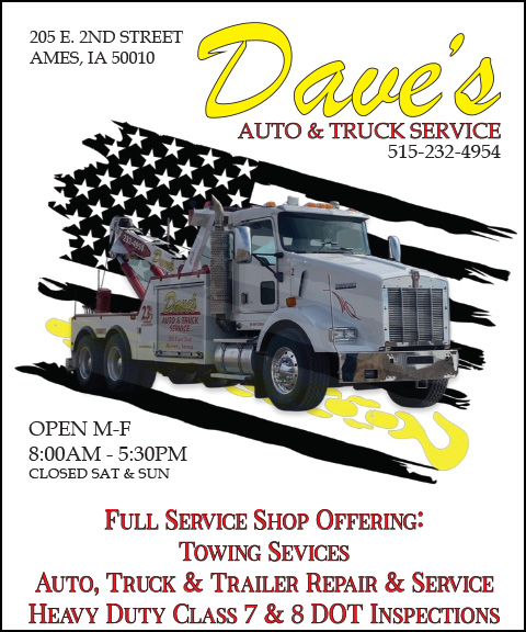 DAVE’S AUTO & TRUCK SERVICE, STORY COUNTY, IA