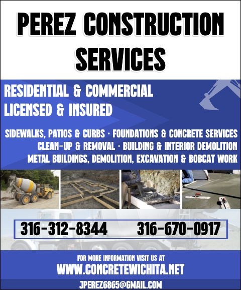 PEREZ CONSTRUCTION SERVICES, SEDGWICK COUNTY, KS