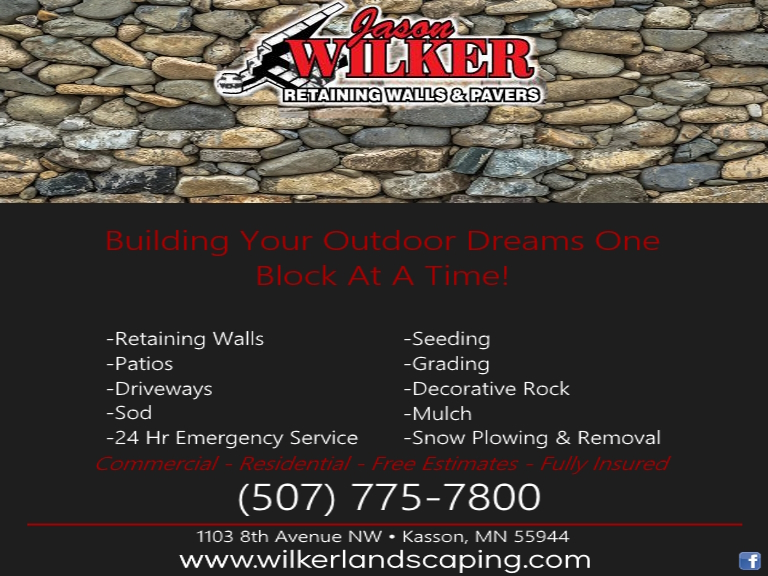 WILKER RETAINING WALLS, Olmsted County, MN