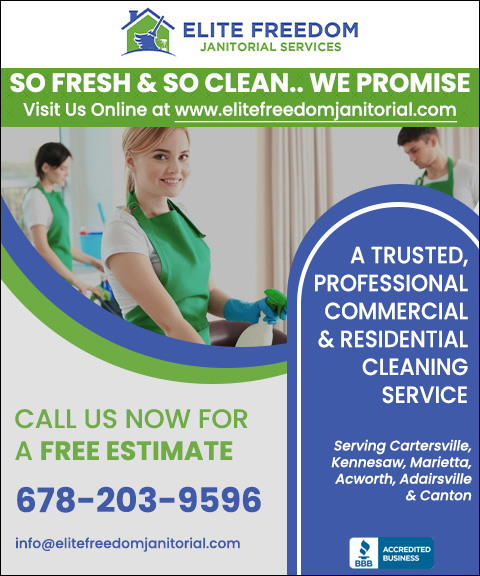 ELITE FREEDOM JANITORIAL SERVICES, BARTOW COUNTY, GA