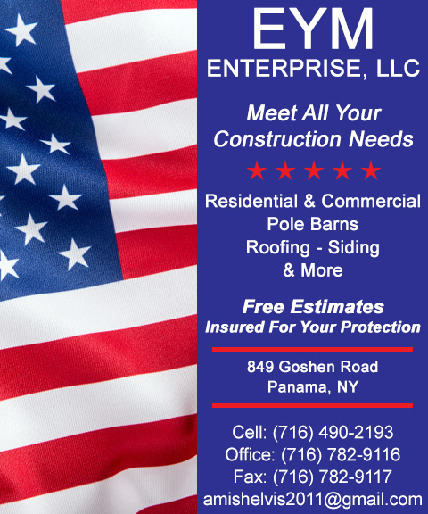 EYM ENTERPRISE, CHAUTAUQUA COUNTY, NY
