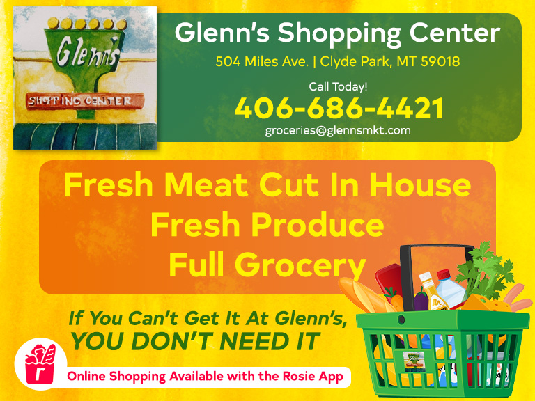 GLENN’S SHOPPING CENTER, PARK COUNTY, MT