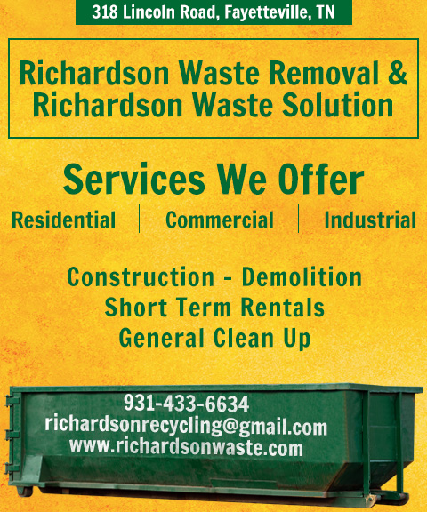 RICHARDSON WASTE REMOVAL & RICHARDSON WASTE SOLUTIONS, LINCOLN COUNTY, TN