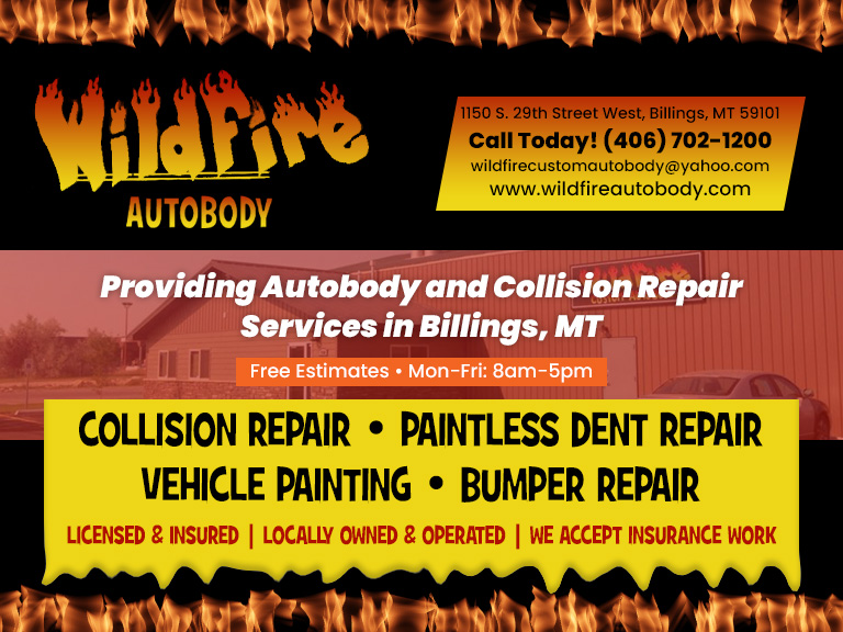 WILDFIRE CUSTOM AUTO BODY, YELLOWSTONE COUNTY, MT
