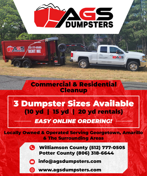 AGS DUMPSTERS, WILLIAMSON COUNTY, TX