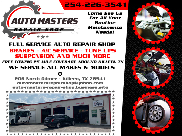 AUTO MASTERS REPAIR SHOP, BELL COUNTY, TX