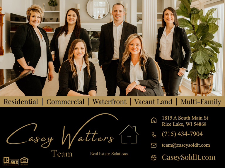 CASEY WATTERS REAL ESTATE SOLUTIONS, WASHBURN COUNTY, WI