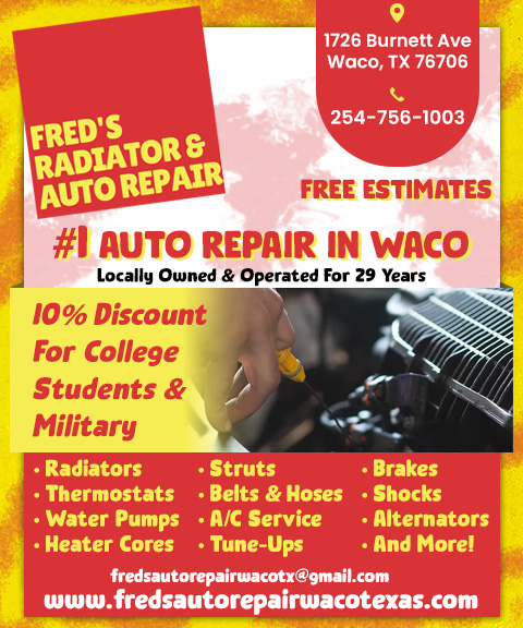 FRED’S RADIATOR & AUTO REPAIR, MCLENNAN COUNTY, TX