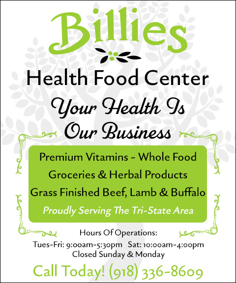 BILLIE’S HEALTH FOOD CENTER, WASHINGTON COUNTY, OK