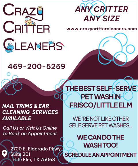 CRAZY CRITTER CLEANERS, DENTON COUNTY, TX