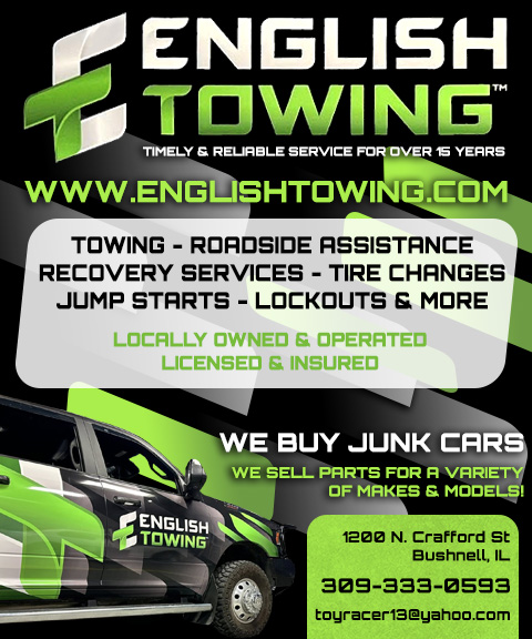 ENGLISH TOWING, MCDONOUGH COUNTY, IL
