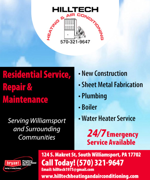 HILLTECH HEATING & AIR CONDITIONING, LYCOMING COUNTY, PA