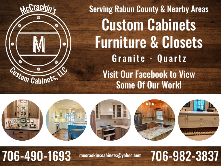 MCCRACKIN’S CUSTOM CABINETS, LLC, RABUN COUNTY, GA