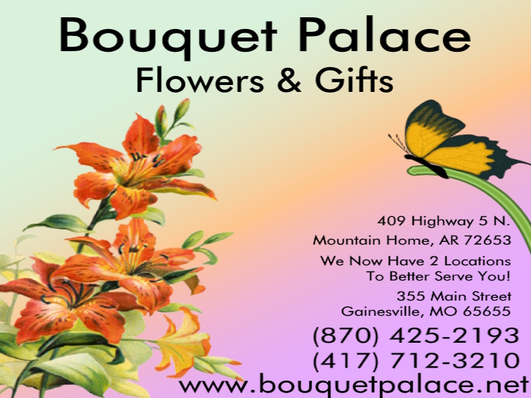 BOUQUET PALACE FLOWERS AND GIFTS, BAXTER COUNTY, AR
