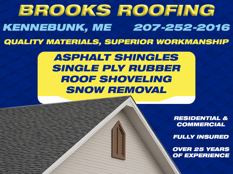 BROOKS ROOFING, YORK COUNTY, ME