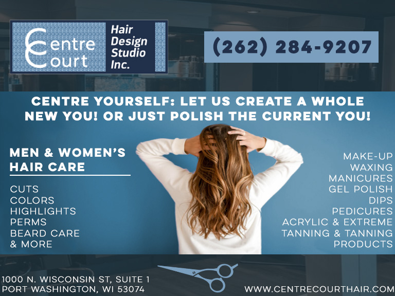 centrecourthair1 CENTRE COURT HAIR DESIGN STUDIO, OZAUKEE COUNTY, WI