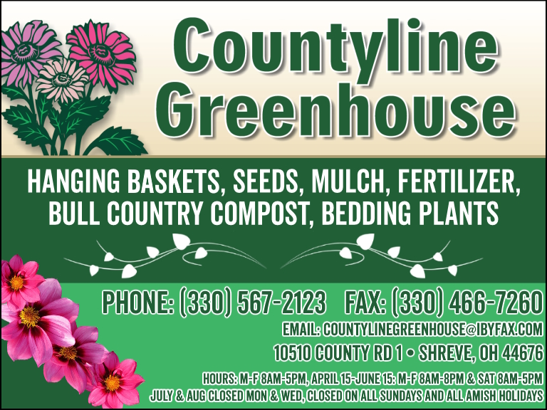 COUNTYLINE GREENHOUSE, HOLMES COUNTY, OH