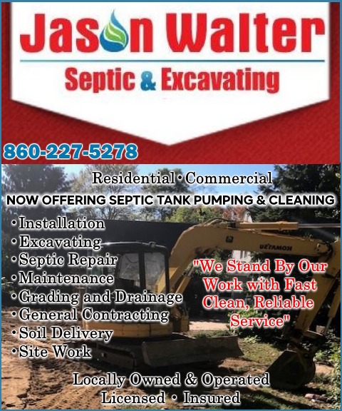 JASON WALTER SEPTIC & EXCAVATING, MIDDLESEX COUNTY, CT