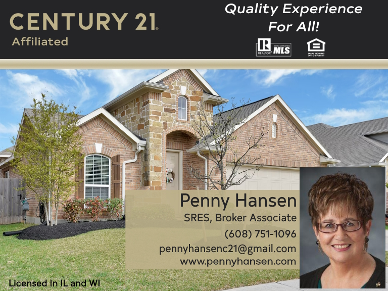 PENNY HANSEN, CENTURY 21 AFFILIATED, ROCK COUNTY, WI