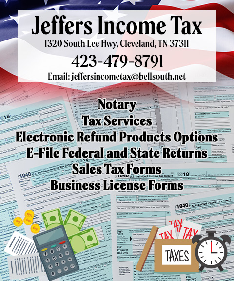 JEFFERS INCOME TAX, BRADLEY COUNTY, TN