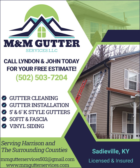 M & M Gutter Services, HARRISON COUNTY, KY