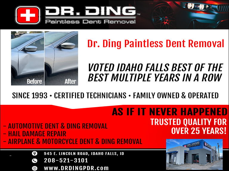 DR. DING PAINTLESS DENT REMOVAL, BONNEVILLE COUNTY, ID