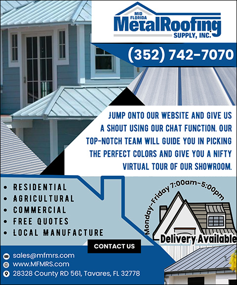 MID FLORIDA METAL ROOFING SUPPLY, INC, LAKE COUNTY, FL
