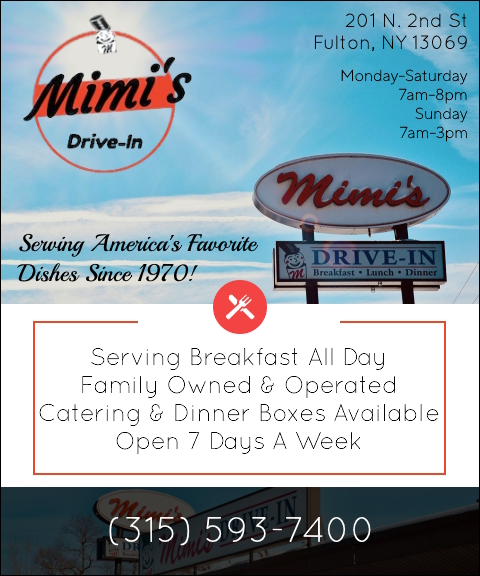 MIMI’S DRIVE-IN, OSWEGO COUNTY, NY