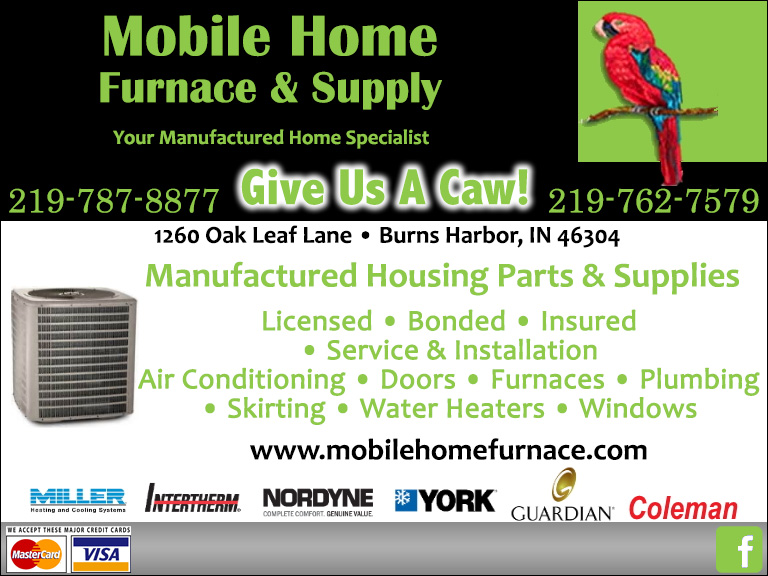 MOBILE HOME FURNACE & SUPPLY, Porter COUNTY, IN