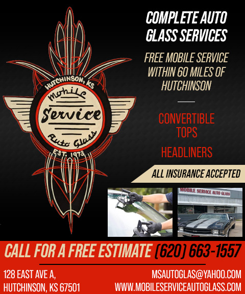 MOBILE SERVICE AUTO GLASS, RENO COUNTY, KS