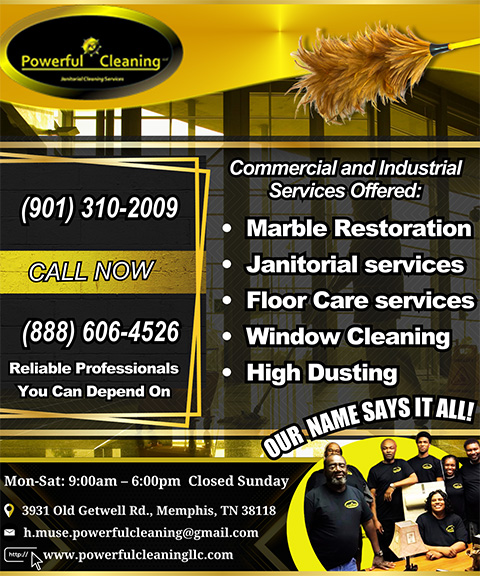 POWERFUL CLEANING LLC, SHELBY COUNTY, TN