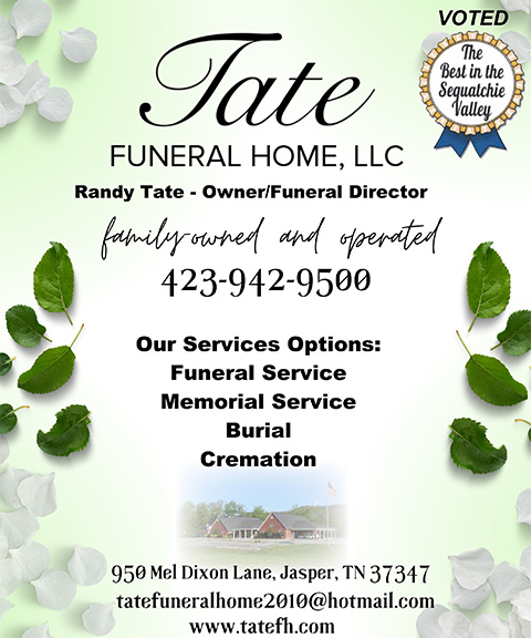 TATE FUNERAL HOME, MARION COUNTY, TN