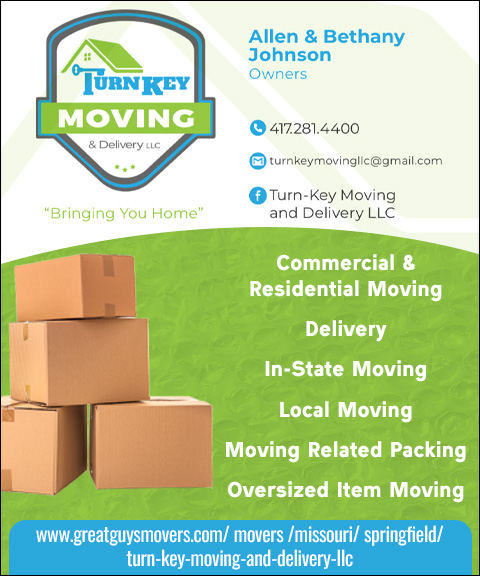 TURN-KEY MOVING AND DELIVERY, GREENE COUNTY, MO