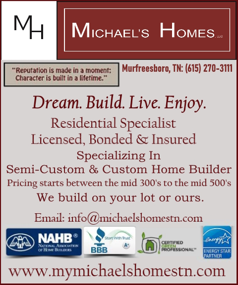 MICHAELS HOMES, RUTHERFORD COUNTY, TN