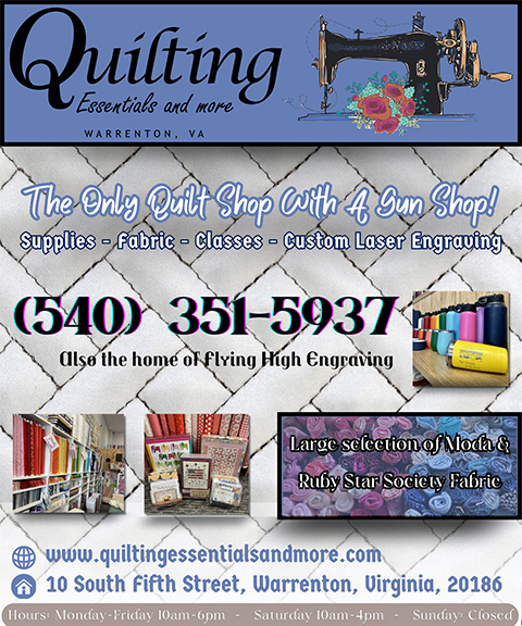 QUILTING ESSENTIALS & MORE, FAQUIER COUNTY, VA