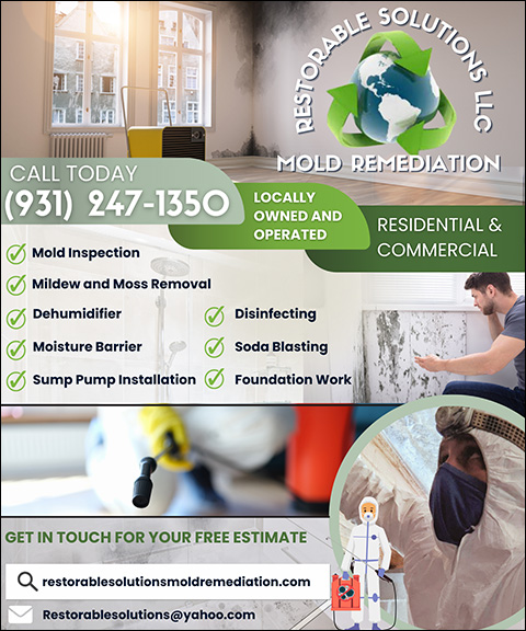 RESTORABLE SOLUTIONS MOLD REMEDIATION, COFFEE COUNTY, TN