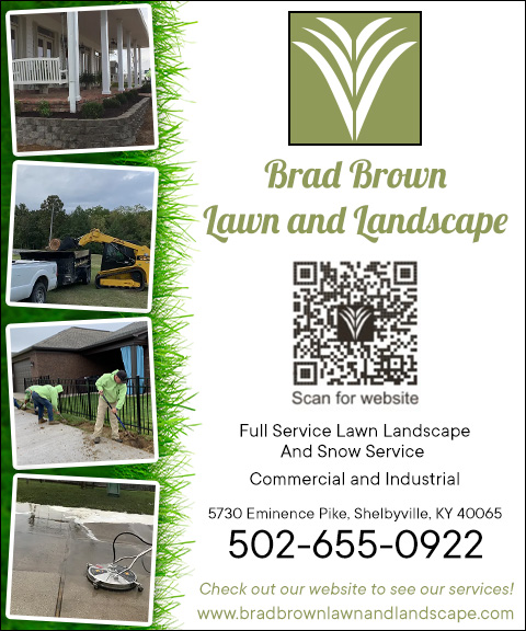 BRAD BROWN LAWN AND LANDSCAPE, Shelby County, KY
